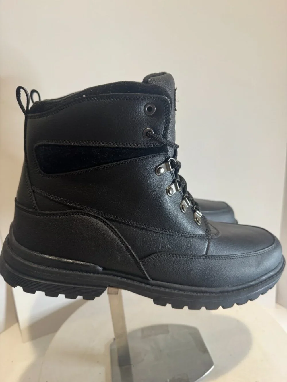 London Fog Camden Leather Upper Men's Winter Boots size 13